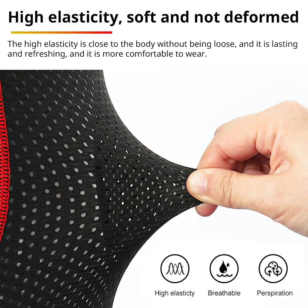 NEWBOLER Cycling Shorts Breathable Mesh Cycling Underwear 5D Gel Pad