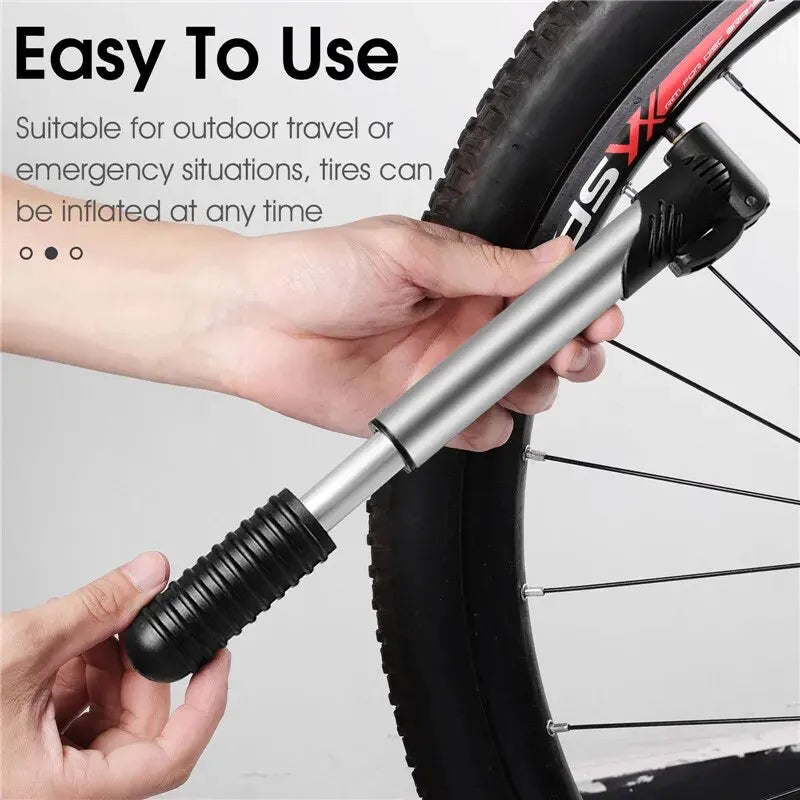 WEST BIKING Portable Mini Bicycle Pump Cycling Hand Air Pump Ball Tire