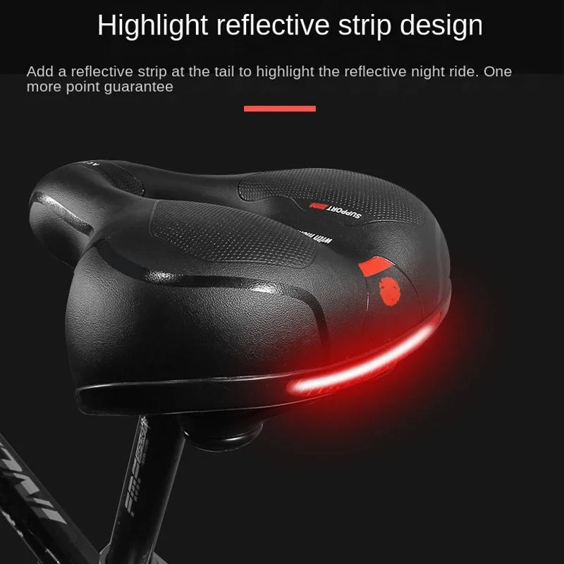 Hollow Breathable Bicycle Saddle Men Women MTB Road Bike Saddle Shock