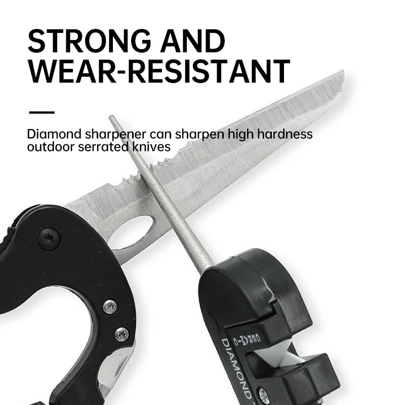 Portable Whetstone 4 in 1 Mini Multi-function Tungsten Carbide Steel