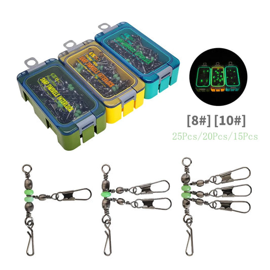 8 # 10 # Luyamu Shrimp Fishing Group Luminous Ball Bearing Rolling and