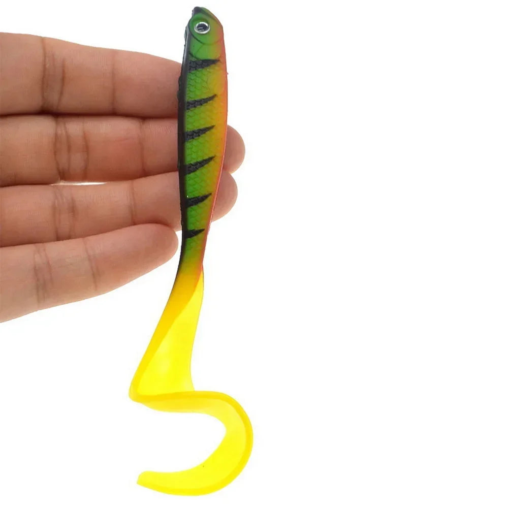 Fishing Lure 125mm 5.5g Swimbait Shad T-Tail Soft Bait Artificial