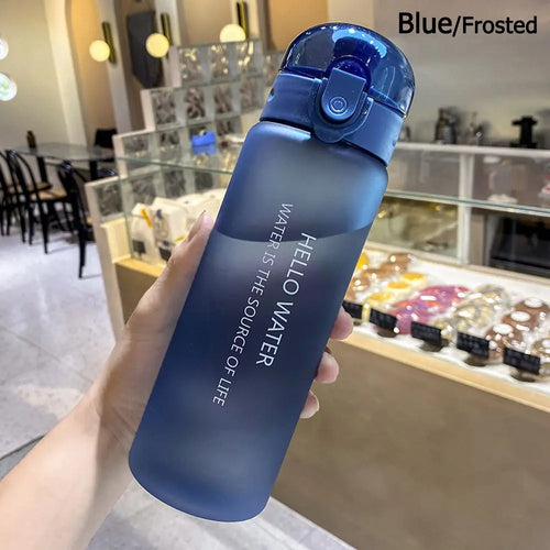 Sports Transparent Water Bottle 780ml Portable Gym Travel Clear