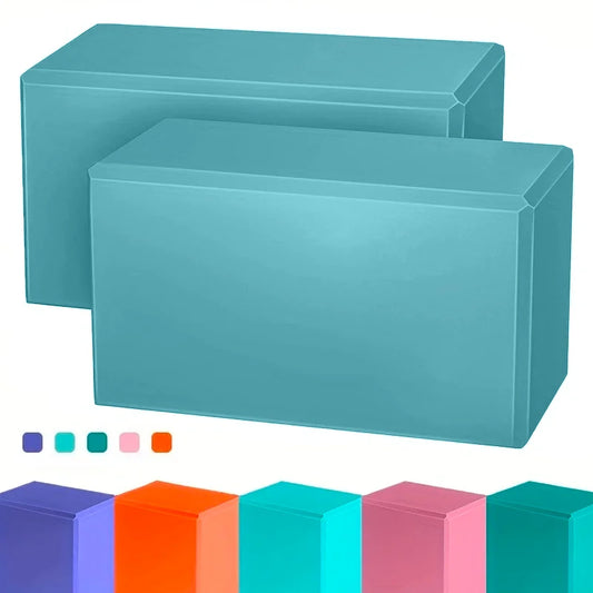 1pc High Density Yoga Foam Blocks Non-slip Solid Color Yoga Balance