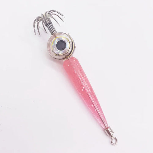 Fishing Lures 5g Squid Hook with LED Light Squid Jig Lure Luminous