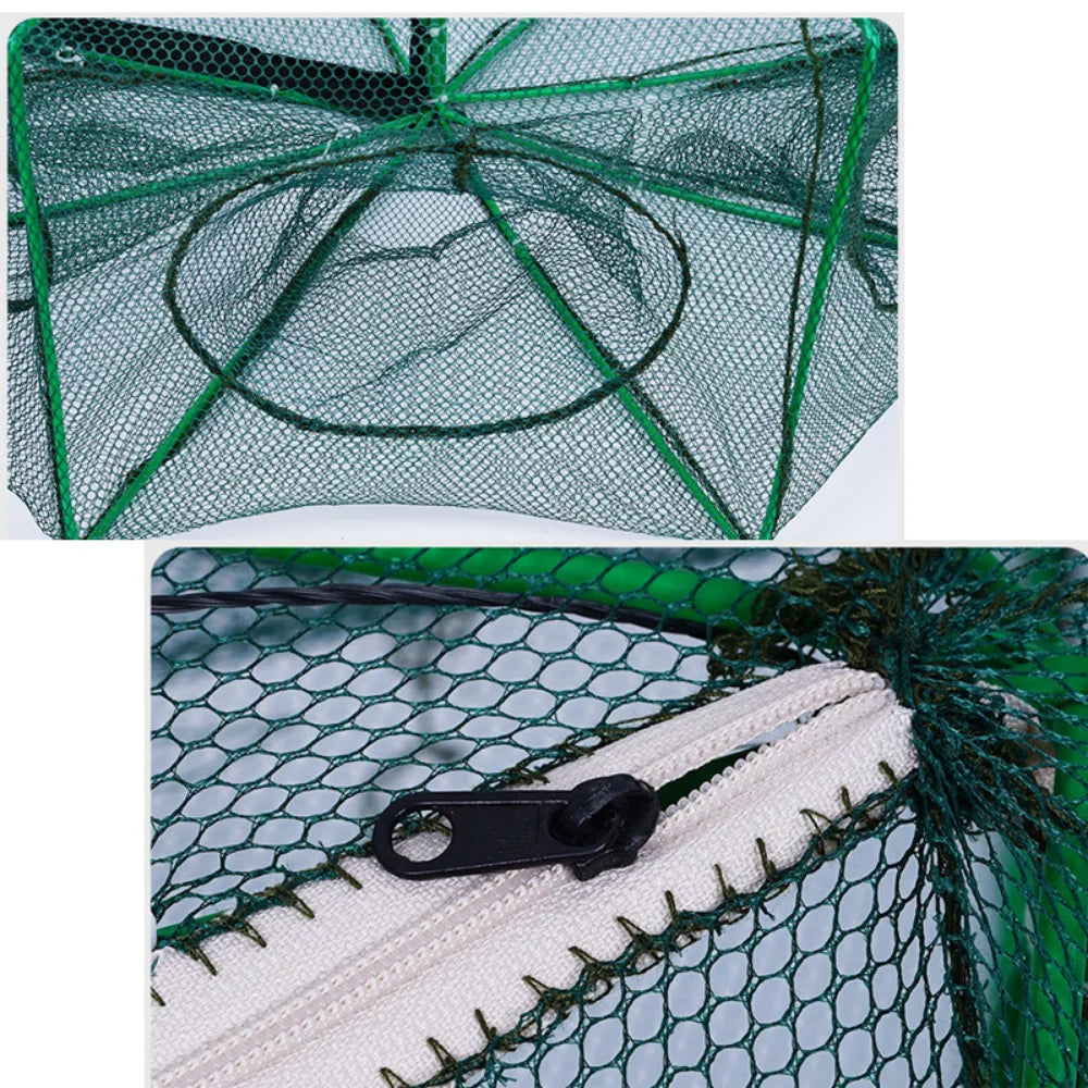 Mesh For Fishing Net/Tackle/Cage Folding Crayfish Catcher Casting/Fish