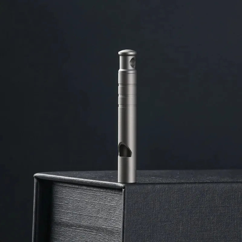 Titanium Whistle Emergency Whistle With Lanyard Safety Survival