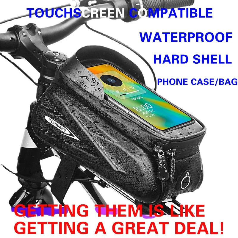 Bicycle bag Front tube bag Hard shell bag Cycling bag Frame bag Top