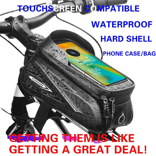 Bicycle bag Front tube bag Hard shell bag Cycling bag Frame bag Top