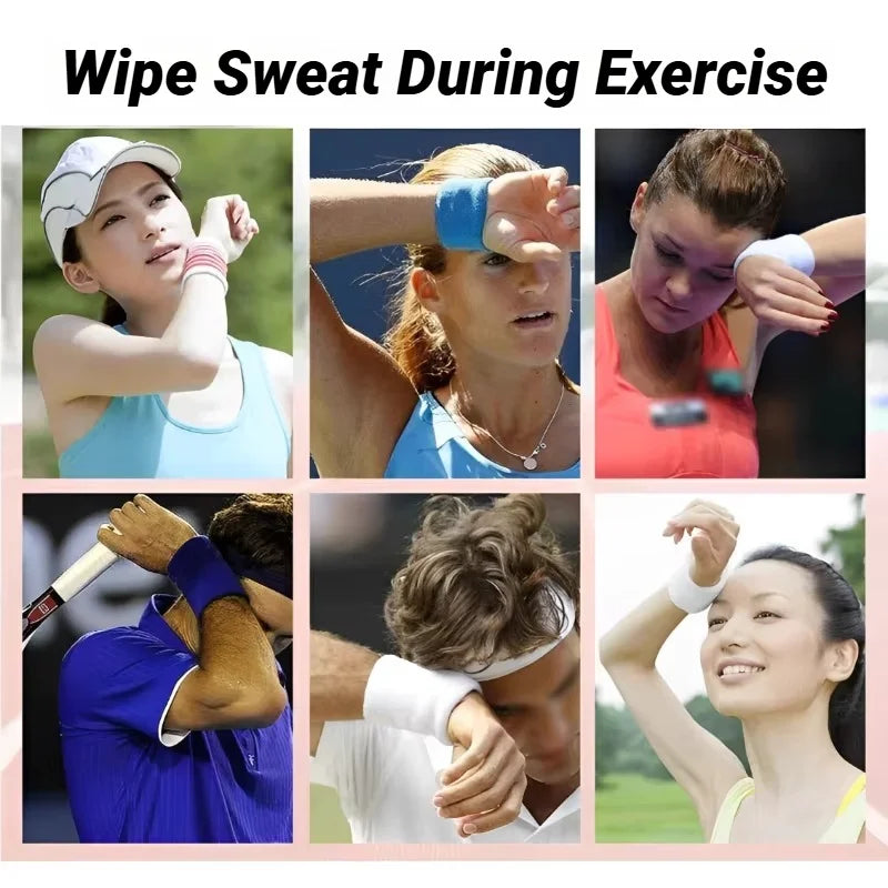 8×10CM Towel Sports Wristbands Tennis Sweat Bands Wrist Guard For