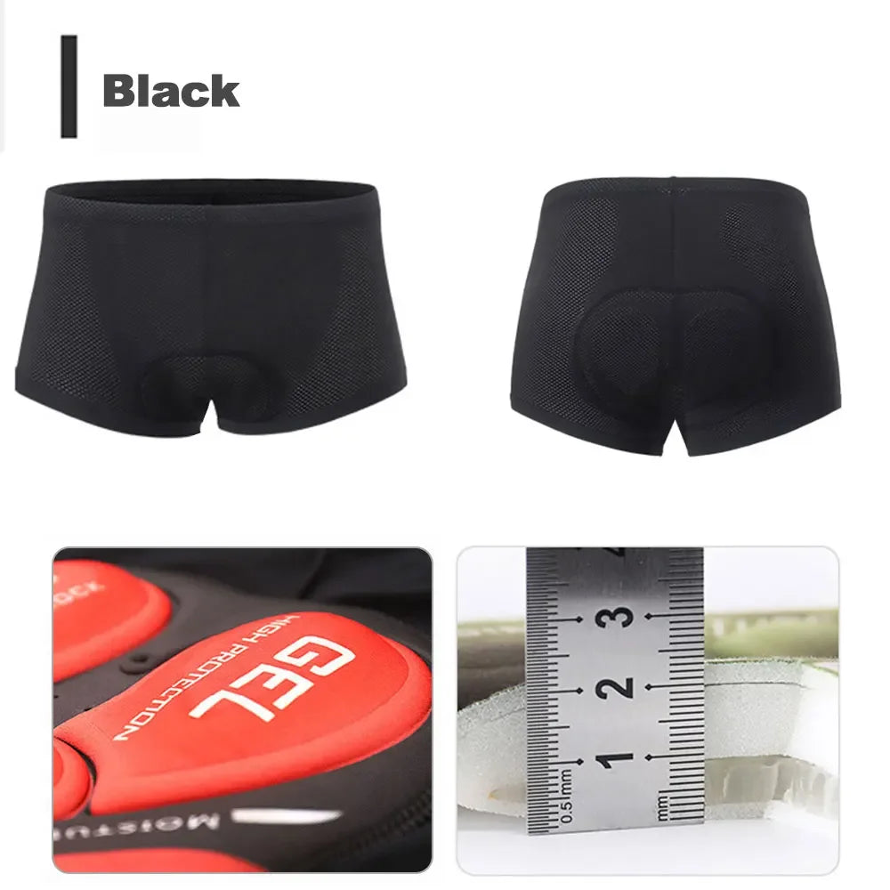 NEWBOLER Breathable Cycling Underwear Cycling Shorts  5D Gel Pad