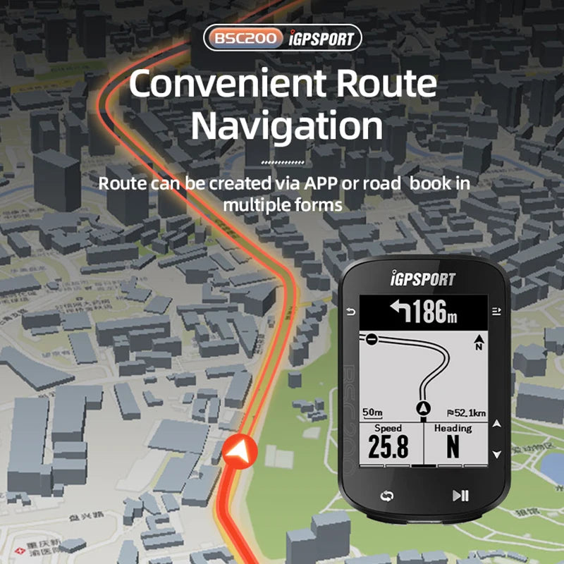 IGPSPORT BSC200 GPS Cycle bike Computer Wireless Speedometer Bicycle