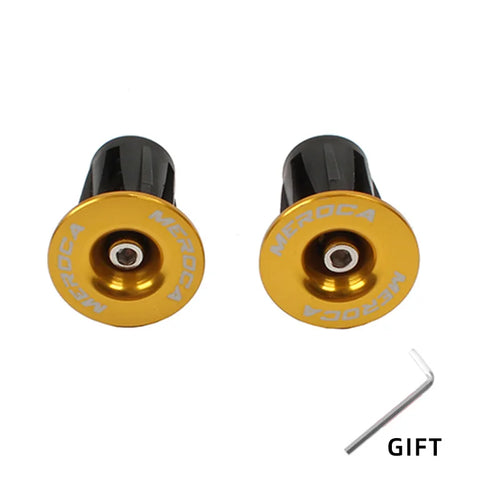 1 Pair Mountain Road Bike Handlebar End Plugs Aluminum Alloy Handle