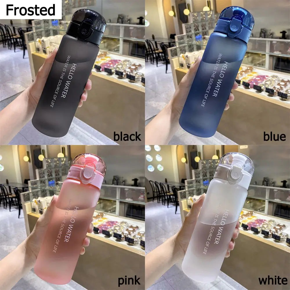 Sports Transparent Water Bottle 780ml Portable Gym Travel Clear