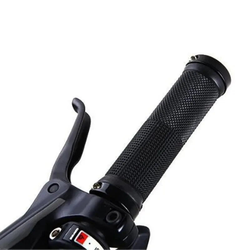 Bicycle Rubber Grips Alloy Lock Non-Slip Rubber Bicycle Handlebar