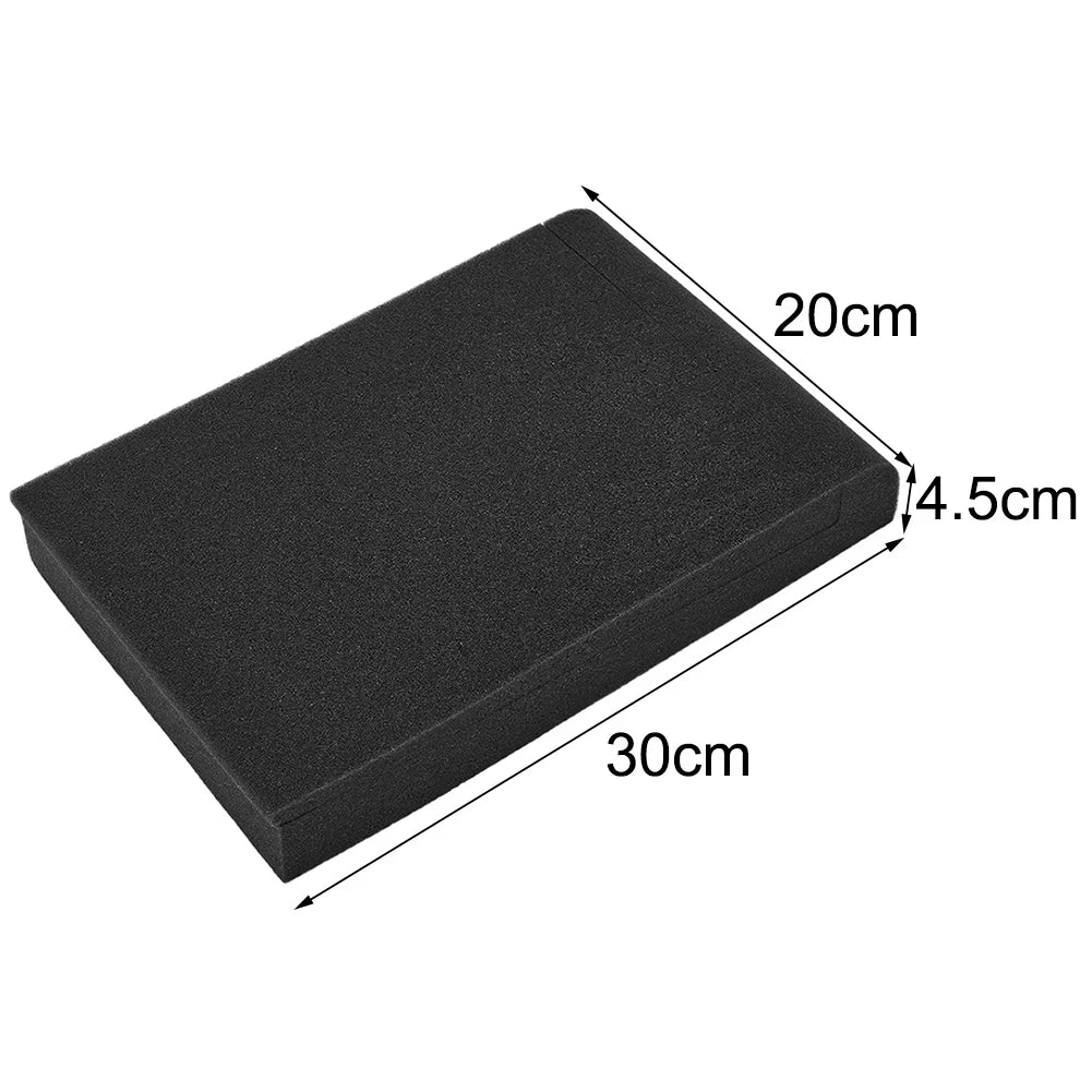 2pcs 30x20x4.5cm Sponge Studio Monitor Speaker Acoustic Isolation Foam
