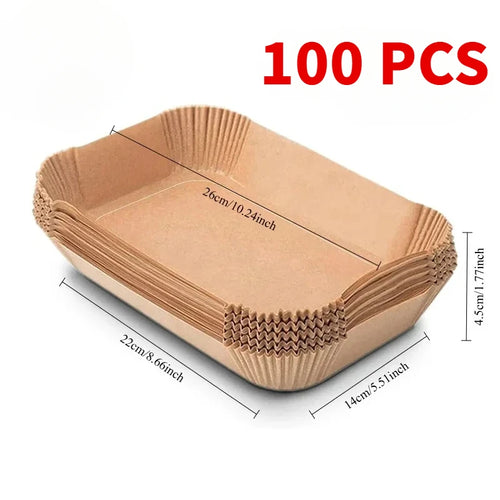 Disposable Air Fryer Paper Non-Stick Kitchen Baking Airfryer Mat