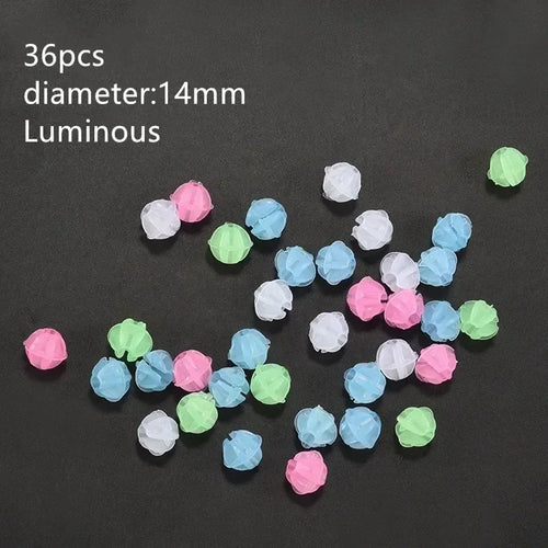 36pcs Bicycle Wheel Spoke Beads Colorful Plastic Bike Spoke Decoration