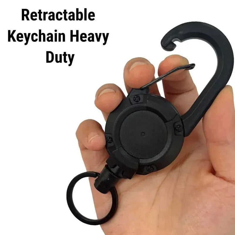 1PC New Outdoor Automatic Retractable Wire Rope Luya Anti-theft
