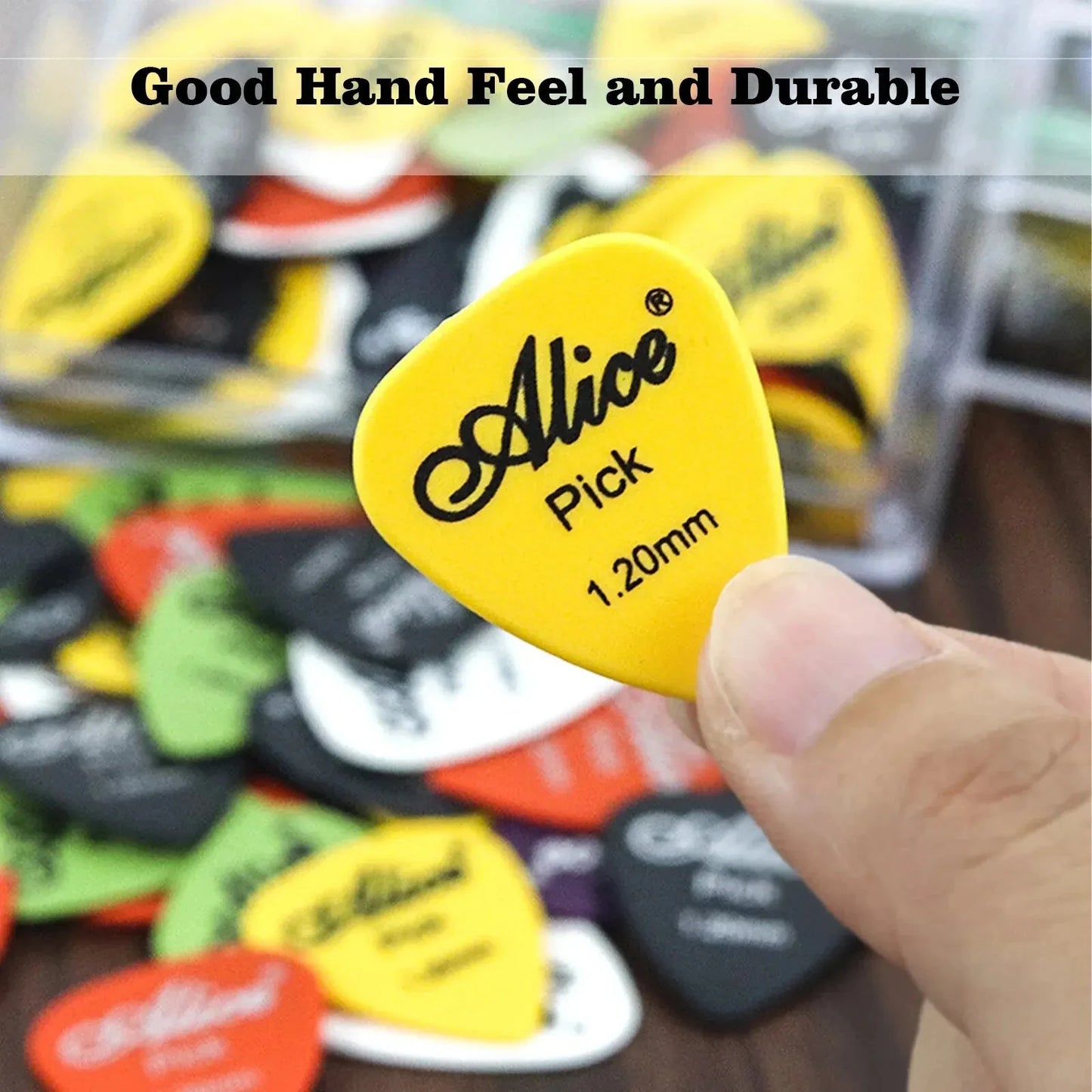 Multicolor Guitar Picks 24/50/100 Pieces Mixed ABS Premium Plastic
