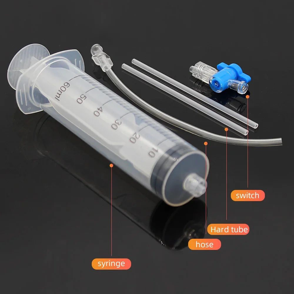 Bicycle Oil Bleed Tubeless Tire Injection Tool MTB Sealant Injector