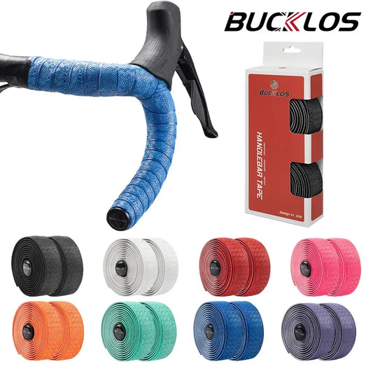 BUCKLOS Road Bike Handlebar Tapes PU Shock Bicycle Handle Bar Tape