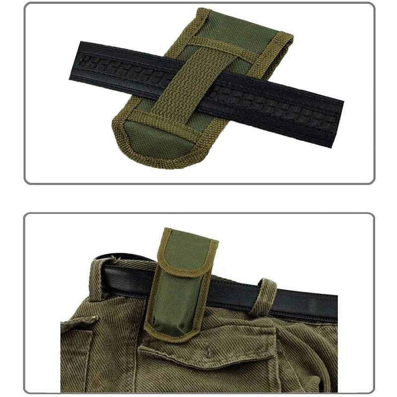 2022 Outdoor Portable Army Green Folding Camping Cutlery Knife Fork