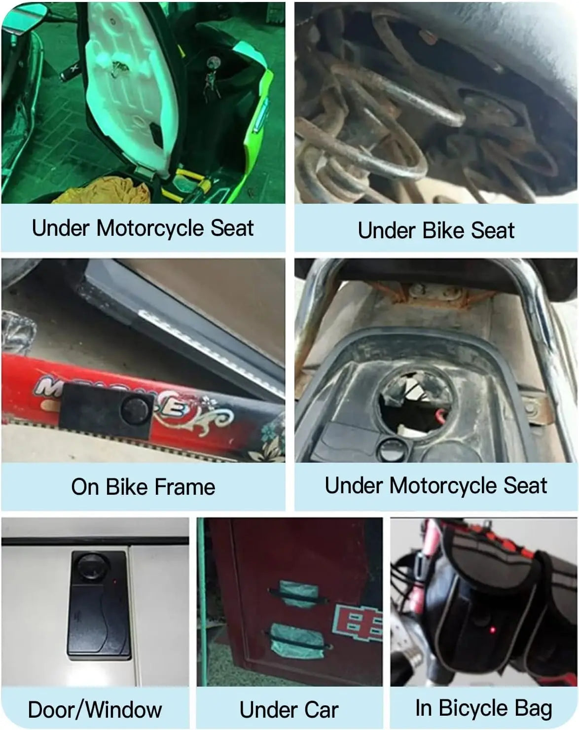 Camluxy Anti-Theft Alarm 110db Loud Door and Window Alarm Wireless