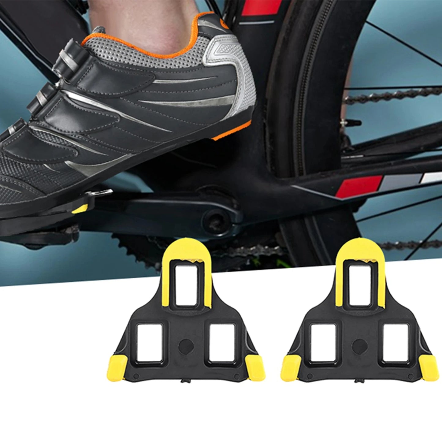 Road Bike Pedal Cleat SPD Bicycle Pedals Self-locking Plate Clip for