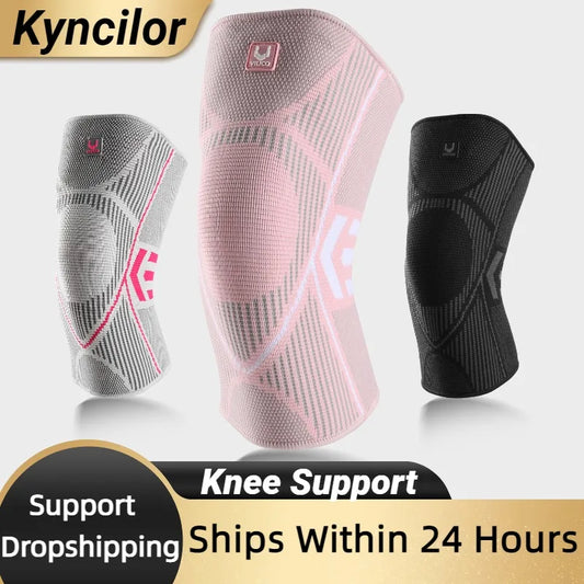 Professional Knee Support Compression Knee Sleeve Anti Slip Silicone