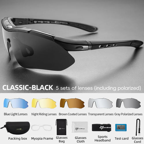 ROCKBROS Cycling Polarized glasses Bike Photochromic Outdoor Sports