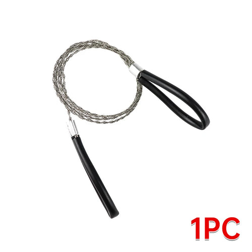 2PCS Portable Stainless Steel Wire Saw Portable PVC Pipe Cable Saw