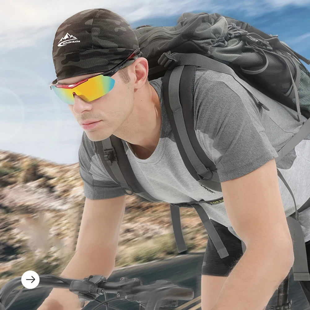 Hat Mesh Fabric Quick Dry Cycling Cap Motorcycle Helmet Liner Bike