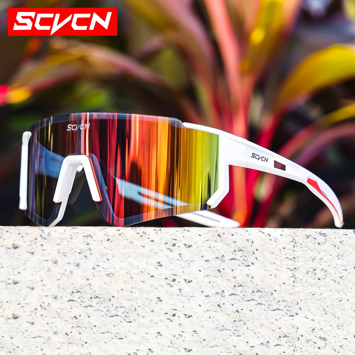 SCVCN UV400 Cycling Glasses for Men MTB Sunglasses Mountain Bike