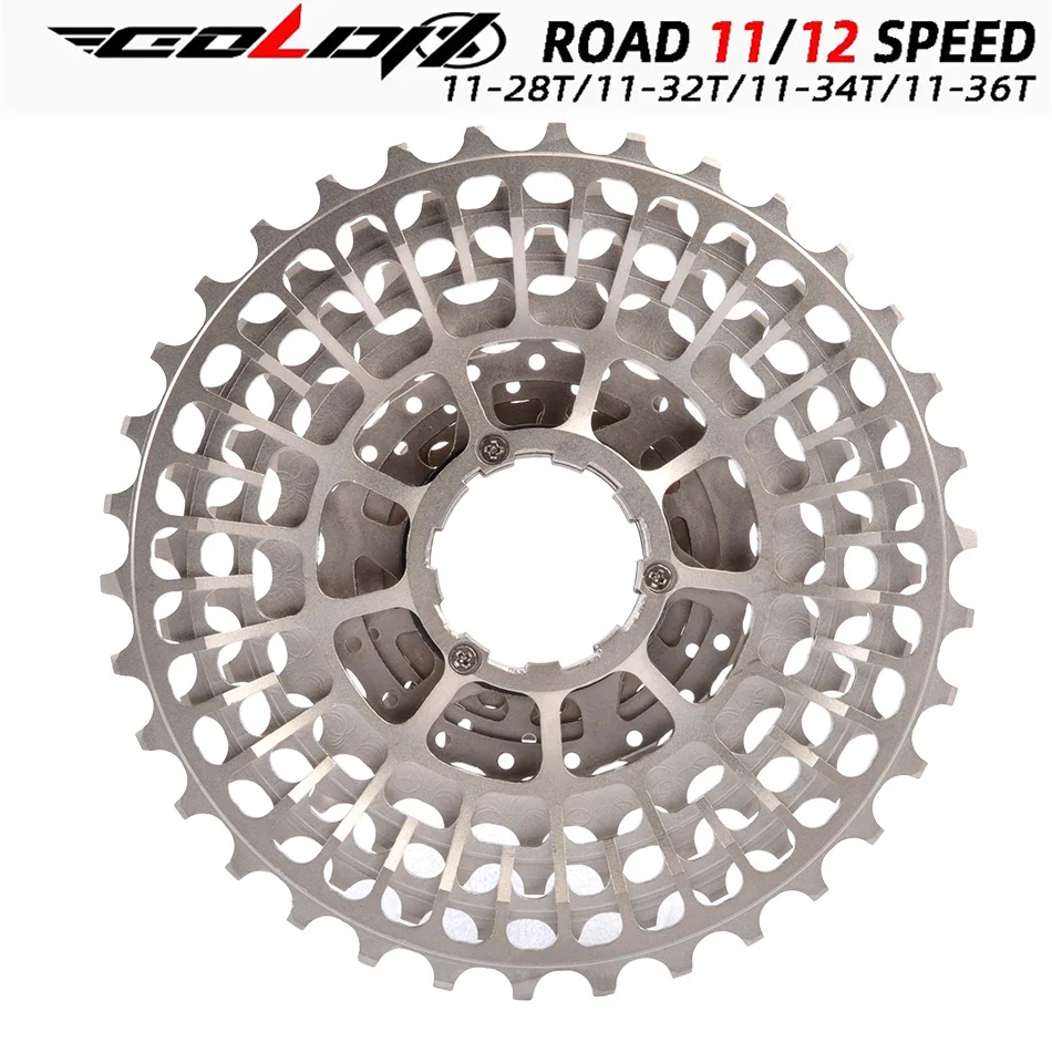 GOLDIX Ultralight CNC Road Bike Cassette 11/12 Speed k7 11S 12S