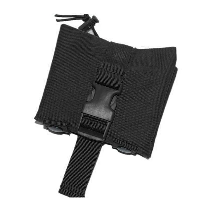 Molle Folding Dump Drop Magazine Pouch Airsoft Qutdoor Hiking Hunting