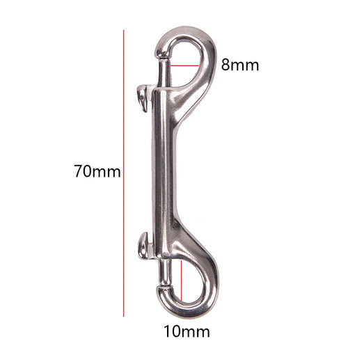 DIZETION 65mm 90mm 100mm 115mm Double Ended Scuba Diving Hook