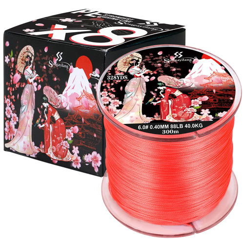 Sougayilang 8 Strands Braided Fishing Line 100M 300M Multifilament