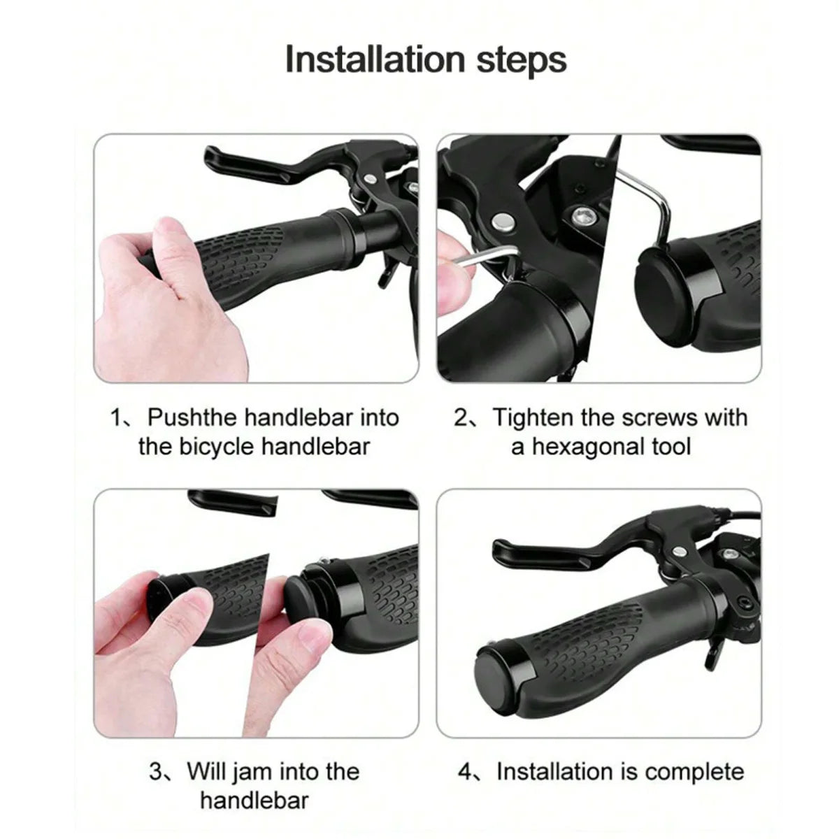 Bicycle Grips Ergonomic Handlebar Grips Hand Grips Bicycle Non-Slip