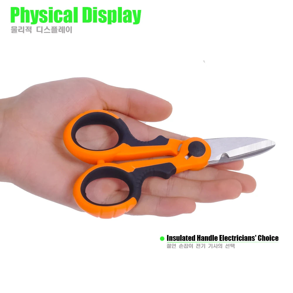 420 Stainless Steel Fishing Scissor Accessories Electrician Portable