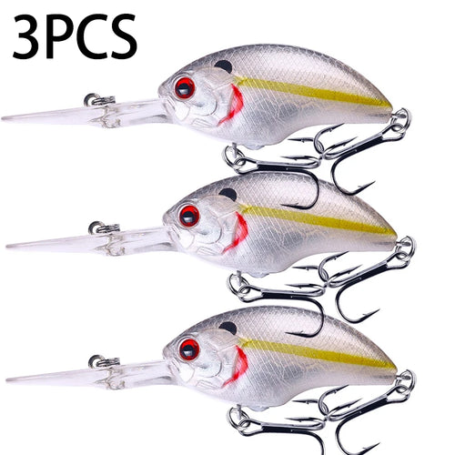 HENGJIA 13G 9CM Fishing Lures Rock Crank Bait Crankbait Minnow  Bass