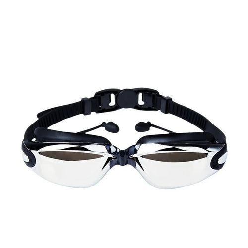 Swimming Goggles Adults Swim Glasses with Earplug Men Women Anti-fog