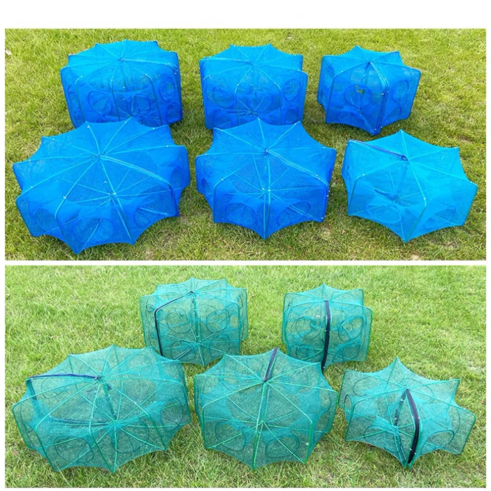 Mesh For Fishing Net/Tackle/Cage Folding Crayfish Catcher Casting/Fish