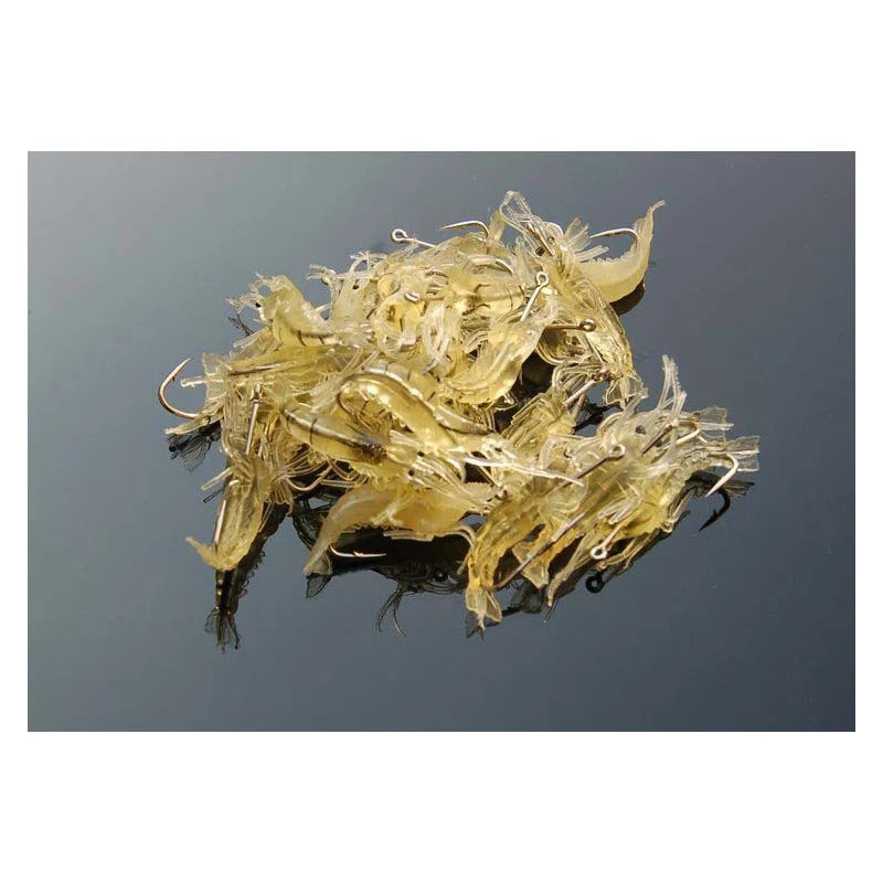 10pcs Wholesale Bionic Glow-in-the Dark Fake Shrimp Lure 4cm With Hook