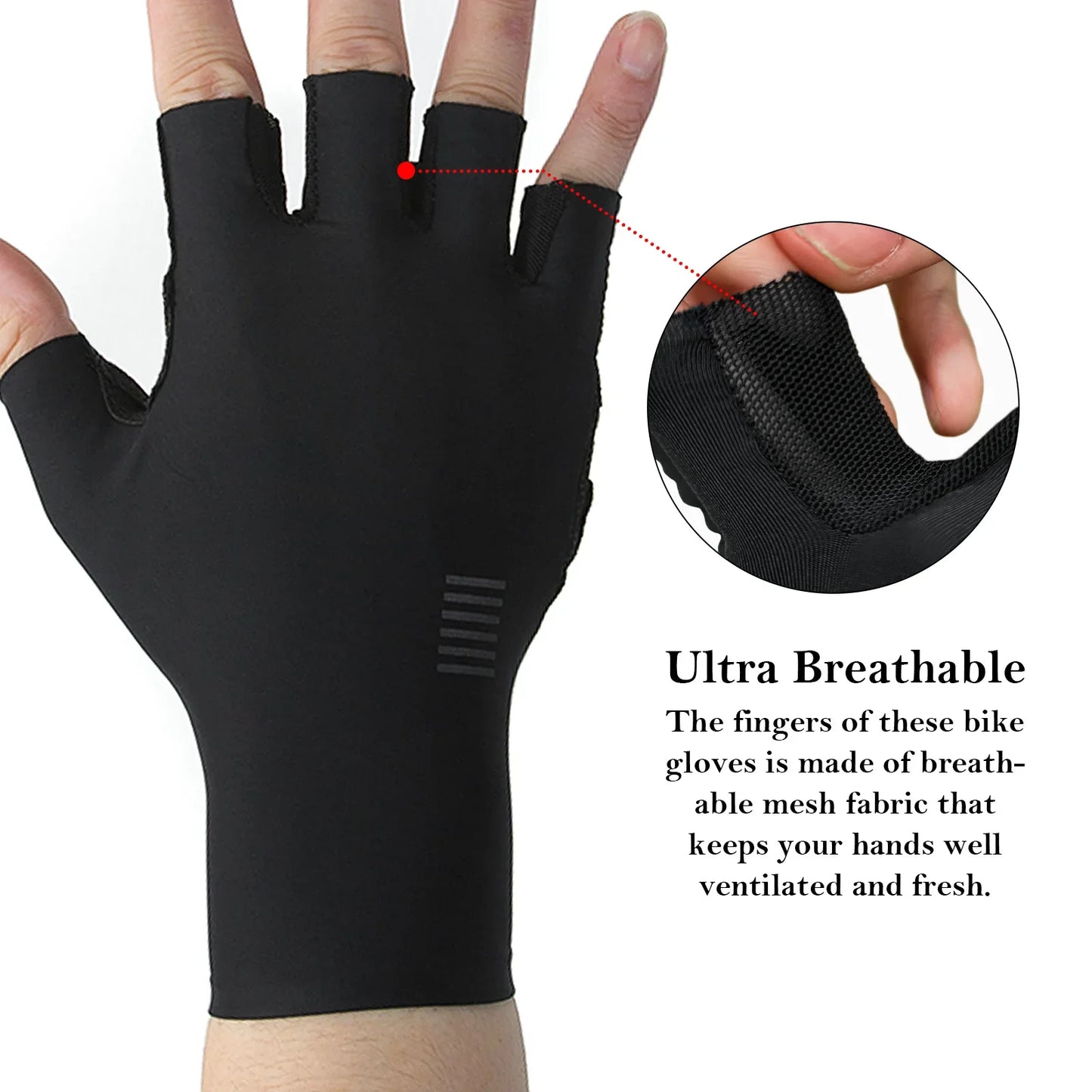 YKYWBIKE Cycling Gloves MTB Bike Gloves Sports Half Finger Sports