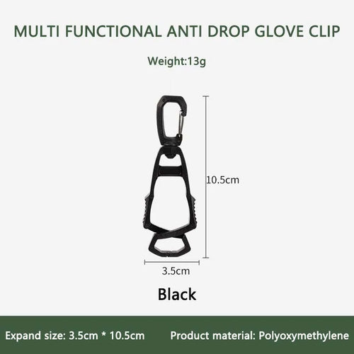 Camping Multifunctional Glove Clip Hanger Safety Glove Holder Plastic