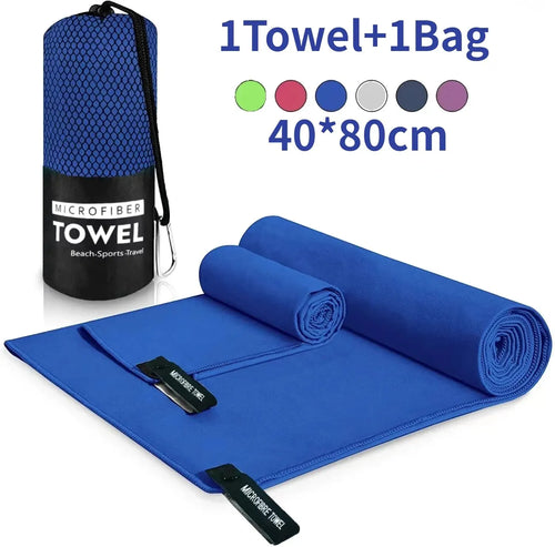 Quick-Drying Sports Towel 40x80CM Blue Grey Green Orange Swimming Gym