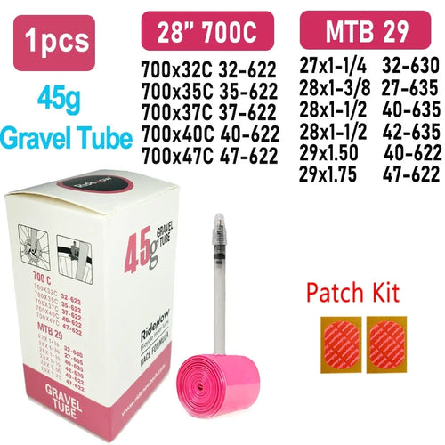 RideNow TPU Bike Inner Tube 700C 700x18 23 25 28 32 35 37 40 47C