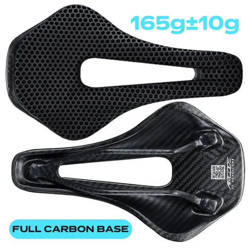 RYET 3D Printed Bike Saddle Ultralight Carbon Fiber Hollow Comfortable