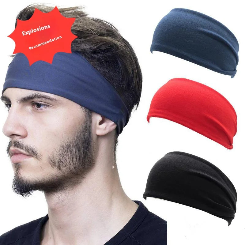 Men's Sports Headband Sweat-absorbing and Anti Sweating Band Running